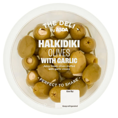 ASDA Greek Olives Stuffed with Garlic 150g