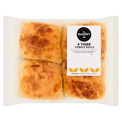 The BAKERY at ASDA The Bakery at  4 Tiger Cobble Rolls