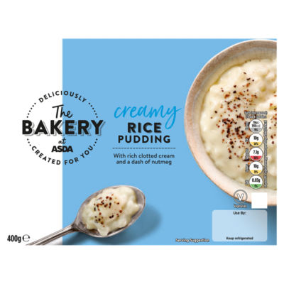 The BAKERY at ASDA The Bakery at  Creamy Rice Pudding 400g