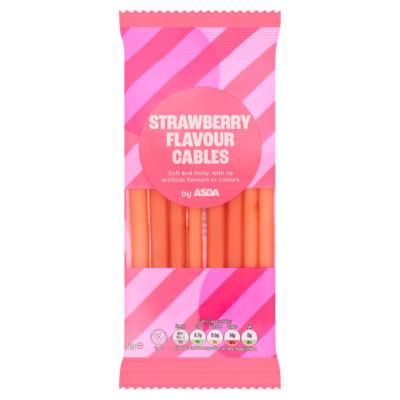 ASDA Strawberry Flavour Cables 50g