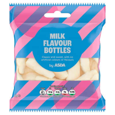 ASDA Milk Flavour Bottles 50g - ASDA Groceries