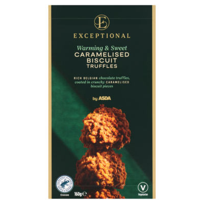ASDA Exceptional by  Caramelised Biscuit Truffles 160g