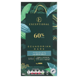 ASDA Extra Special Ecuadorian Dark Chocolate with Sea Salt 100g