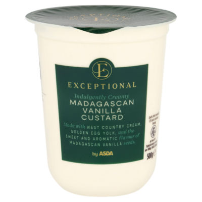 Exceptional by ASDA Indulgently Creamy Madagascan Vanilla Custard 500g