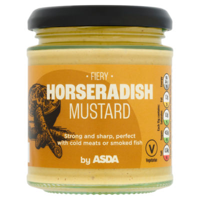 ASDA Fiery Horseradish Mustard 180g