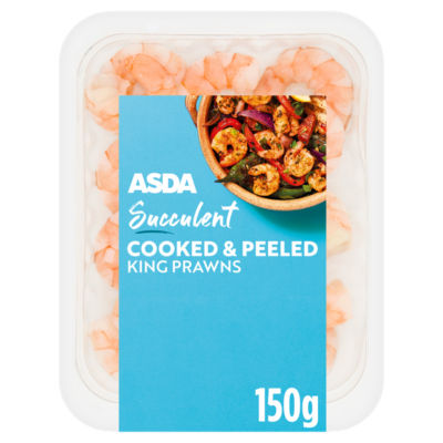 ASDA Cooked & Peeled King Prawns 150g