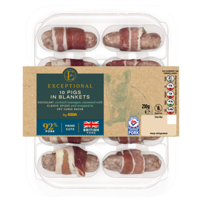 Exceptional by ASDA 10 British Pigs in Blankets 210g