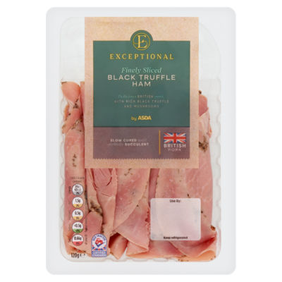 Exceptional by ASDA Exceptional by  Finely Sliced Black Truffle Ham 120g