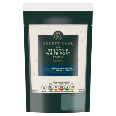 Exceptional by ASDA Exceptional Rich Stilton & White Port Sauce 150g