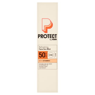 ASDA Protect by  High SPF 50 Refreshing Face Sun Mist 75ml