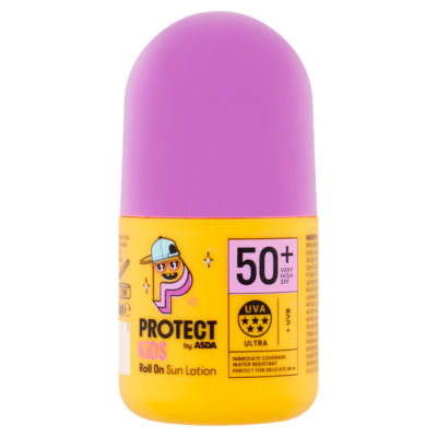ASDA Protect by  Kids Very High SPF 50+ Roll On Sun Lotion 50ml