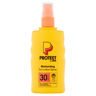 ASDA Protect by  High SPF 30 Moisturising Sun Lotion Spray 200ml
