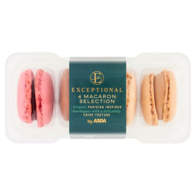 Exceptional by ASDA 4 Macaron Selection 44g