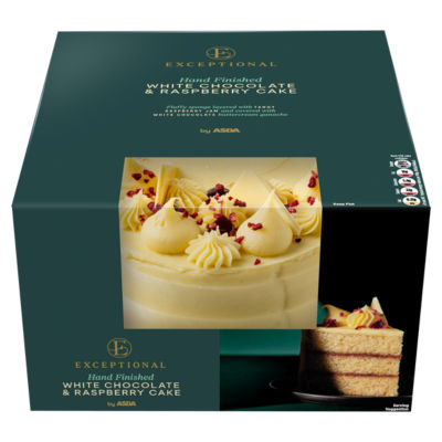 Exceptional by ASDA Exceptional by  White Chocolate & Raspberry Cake
