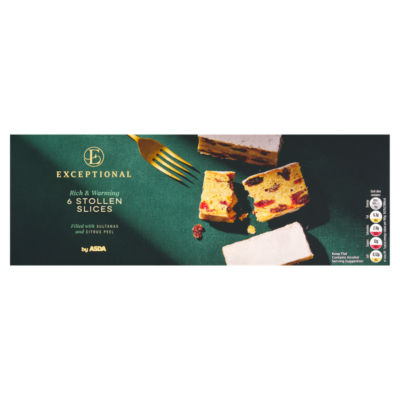 Exceptional by ASDA 6 Stollen Slices