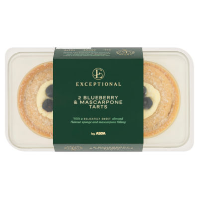 Exceptional by ASDA Exceptional 2 Blueberry & Mascarpone Tarts