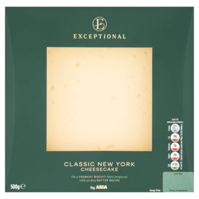 Exceptional by ASDA Classic New York Cheesecake 500g