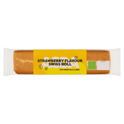 ASDA Just Essentials Strawberry Flavour Swiss Roll 365g