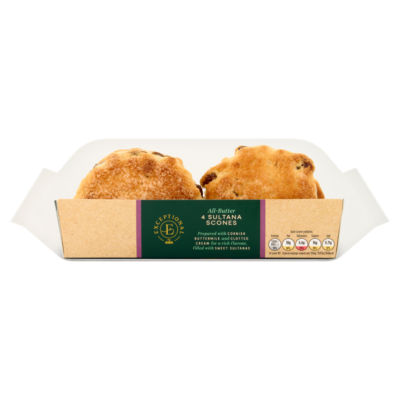 Exceptional by ASDA 4 All-Butter Sultana Scones