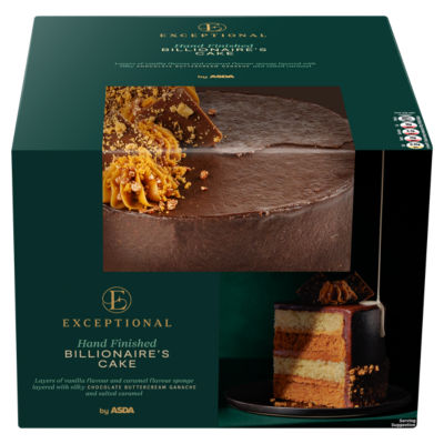 Exceptional by ASDA Hand Finished Billionaire's Cake
