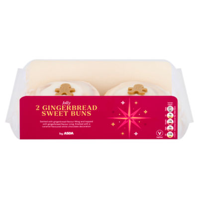 2 Jolly Gingerbread Sweet Buns