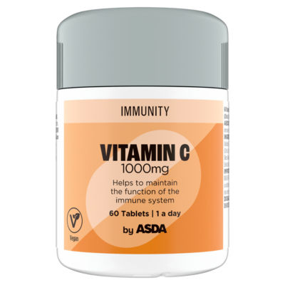 ASDA Immunity Vitamin C 1000mg 60 Tablets