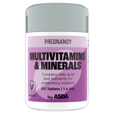 ASDA Pregnancy Multivitamins & Minerals 60 Tablets