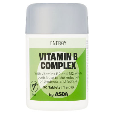 ASDA Energy 1 a day  Vitamin B Complex 90 Tablets