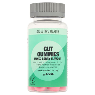 ASDA Gut Gummies Mixed Berry Flavour 1 a Day 30 Gummies