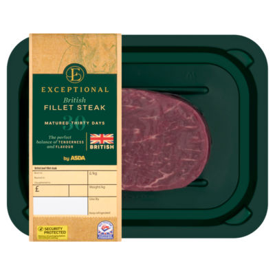 Exceptional by ASDA British Fillet Steak 220g
