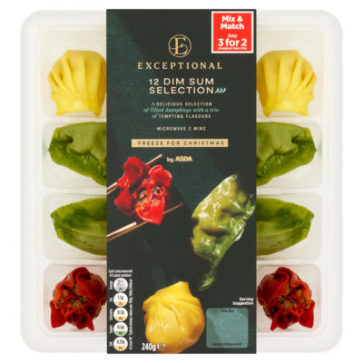 Exceptional by ASDA Exceptional 12 Dim Sum Selection 240g
