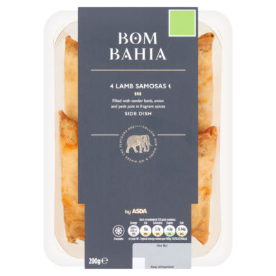 Bom Bahia by ASDA Bom Bahia 4 Lamb Samosas 200g