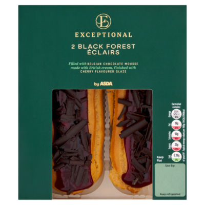 Exceptional by ASDA Exceptional 2 Black Forest Éclairs