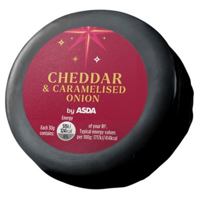 ASDA Cheddar & Caramelised Onion 90g
