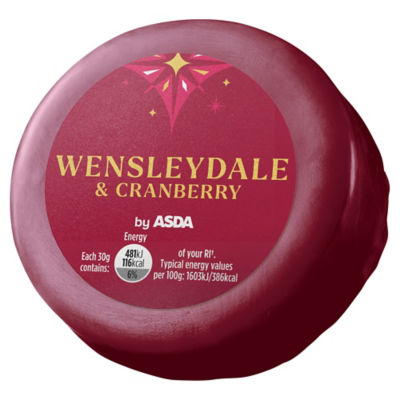 ASDA Wensleydale & Cranberry 90g