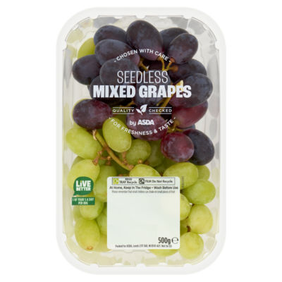 ASDA Seedless Mixed Grapes 500g