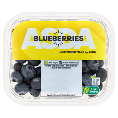 ASDA Just Essentials Blueberries 150g