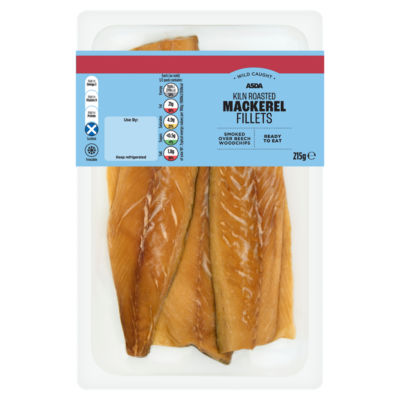 ASDA Kiln Roasted Mackerel Fillets 215g