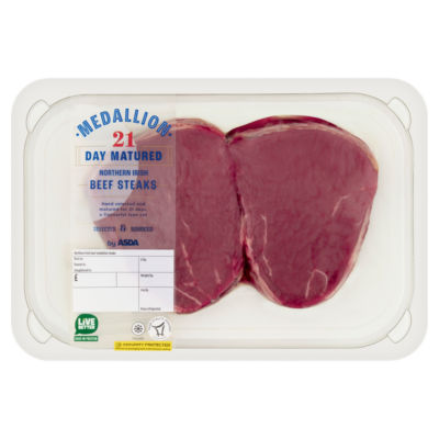 ASDA Northern Irish Medallion Beef Steaks 340g
