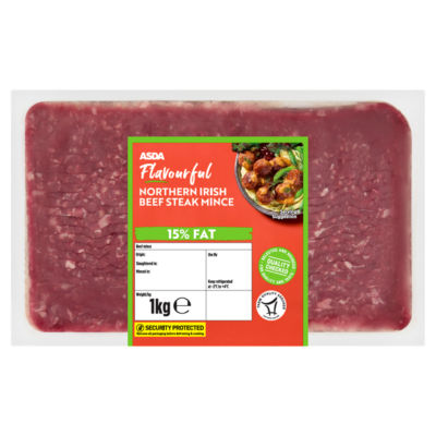 ASDA Flavourful Northern Irish Beef Steak Mince 1kg