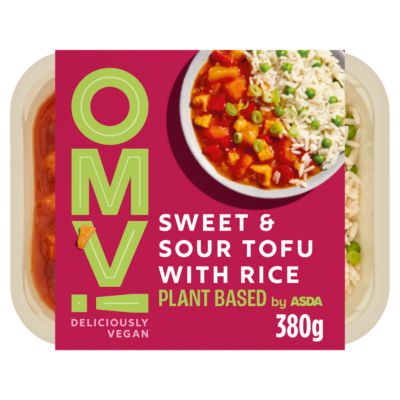 OMV! Deliciously Vegan Plant Based OMV! Sweet & Sour Tofu with Rice 380g
