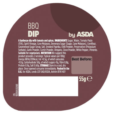 ASDA BBQ Dip 55g