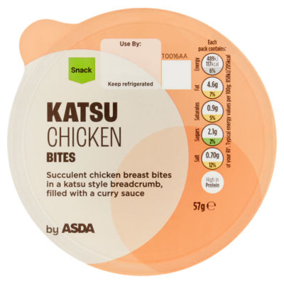 ASDA Katsu Chicken Bites 57g