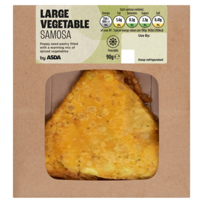 ASDA Large Vegetable Samosa 90g
