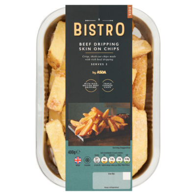 Bistro by ASDA Bistro by ASDA Beef Dripping Skin on Chips 400g