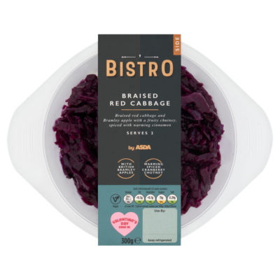 Bistro by ASDA Braised Red Cabbage 300g