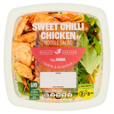 ASDA Sweet Chilli Chicken Noodle Salad 280g
