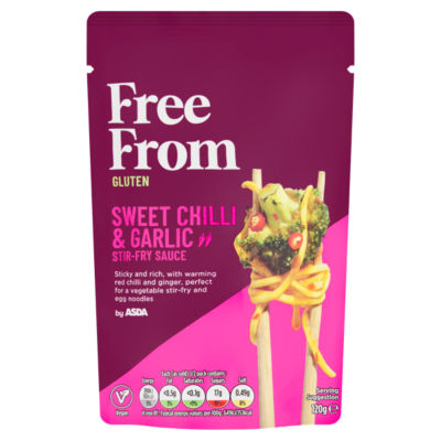 ASDA Free From by  Sweet Chilli & Garlic Stir-Fry Sauce 120g