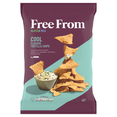ASDA Free From Free From by  Cool Flavour Tortilla Chips 180g