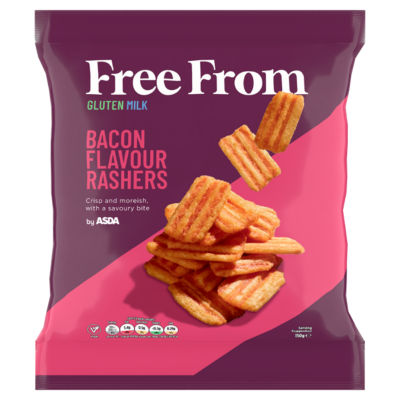 ASDA Free From Free From by  Bacon Flavour Rashers 150g